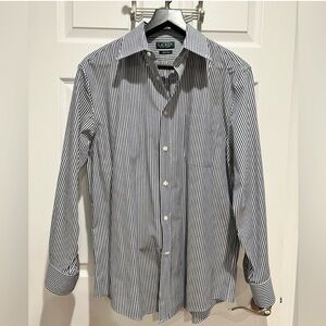 Ralph Lauren Black and White Casual Button Down Shirt